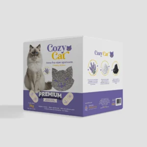 Arena Premium para Gatos 7 kg Cozy Cat | Sin olores y sin polvo